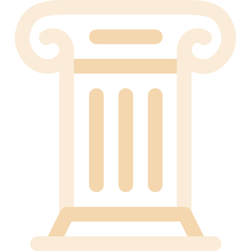 桁 Basic Rounded Lineal Color icon