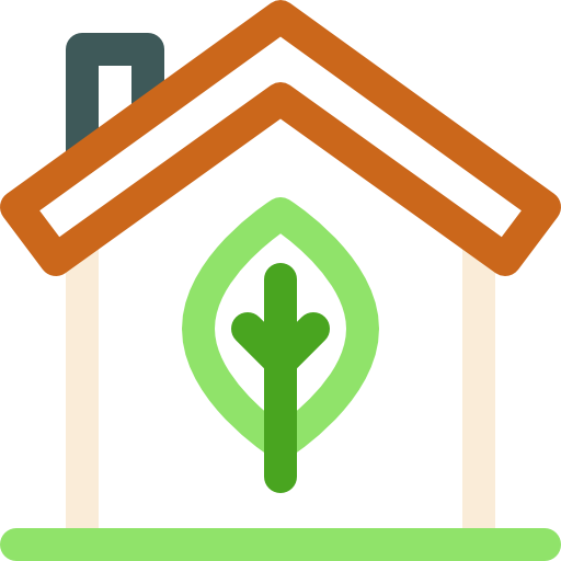House Basic Rounded Lineal Color icon