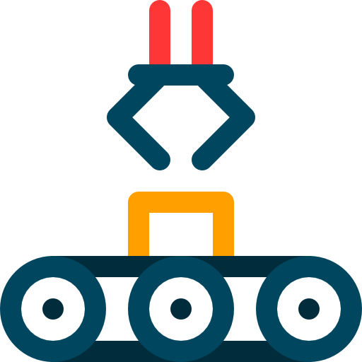 로봇 팔 Basic Rounded Lineal Color icon