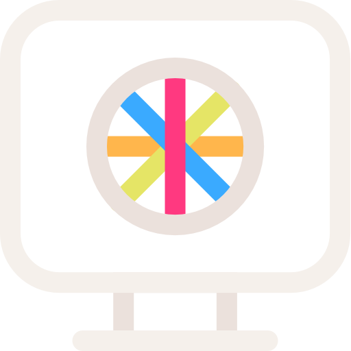 色 Basic Rounded Lineal Color icon