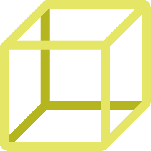 sześcian Basic Rounded Lineal Color ikona