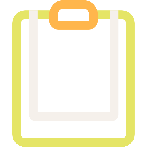 Clipboard Basic Rounded Lineal Color icon