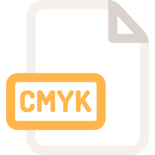 cmyk Basic Rounded Lineal Color icono