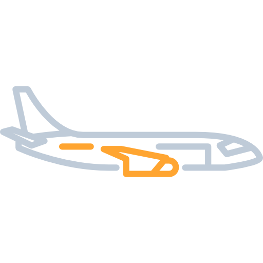 Airplane Cubydesign Two Tone icon