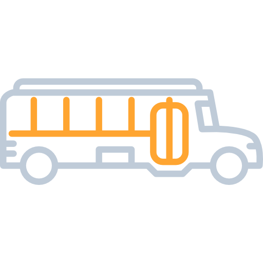 School bus Cubydesign Two Tone icon
