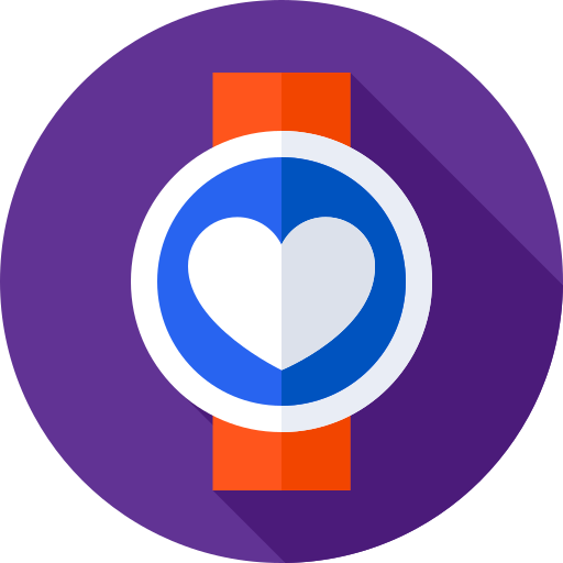 reloj de pulsera Flat Circular Flat icono