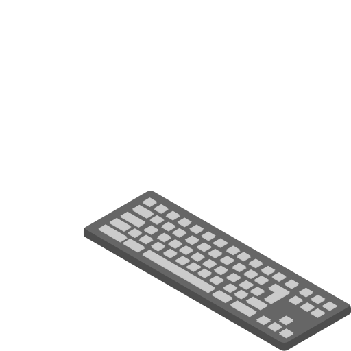 teclado Berkahicon Isometric icono