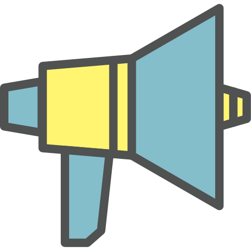 Megaphone Berkahicon Lineal Color icon