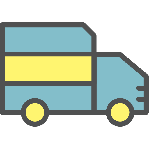 un camion Berkahicon Lineal Color Icône