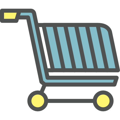 carrito de compras Berkahicon Lineal Color icono