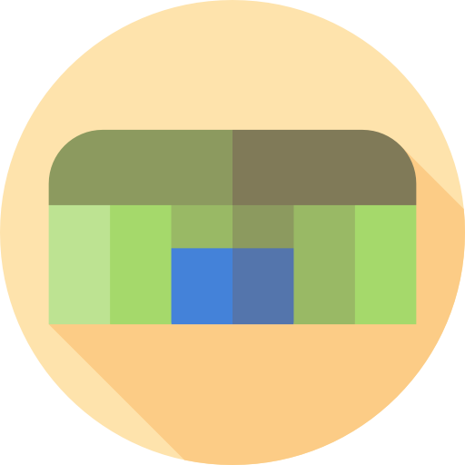 stadion Flat Circular Flat ikona