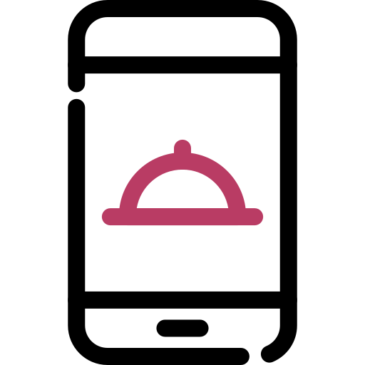 Приложение для еды Generic color outline иконка