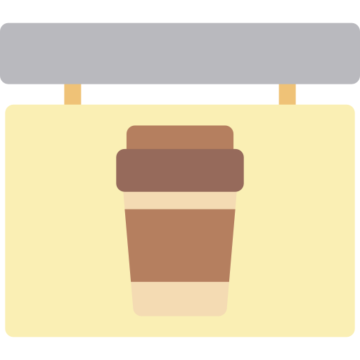 café Generic color fill Icône