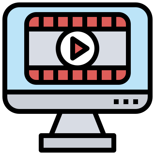 video Generic color lineal-color icono