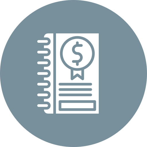 Book keeping Generic color fill icon