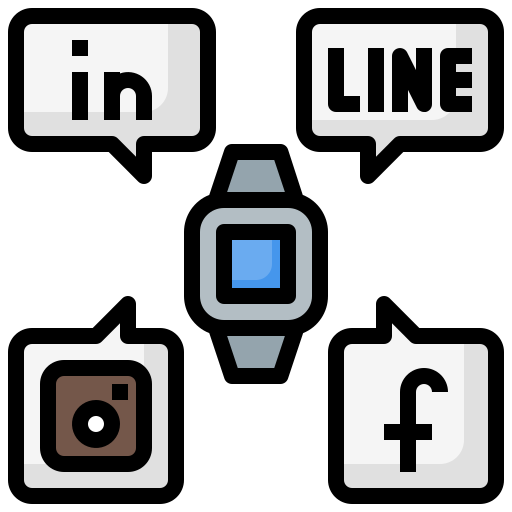 Social Generic color lineal-color icon