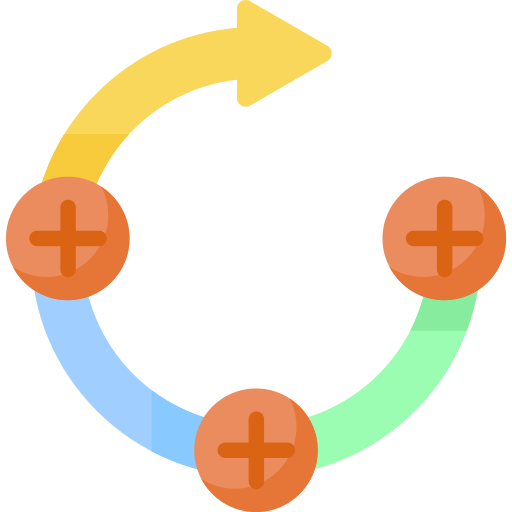 ciclo di feedback Special Flat icona