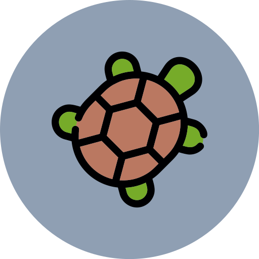 schildpad Generic color lineal-color icoon