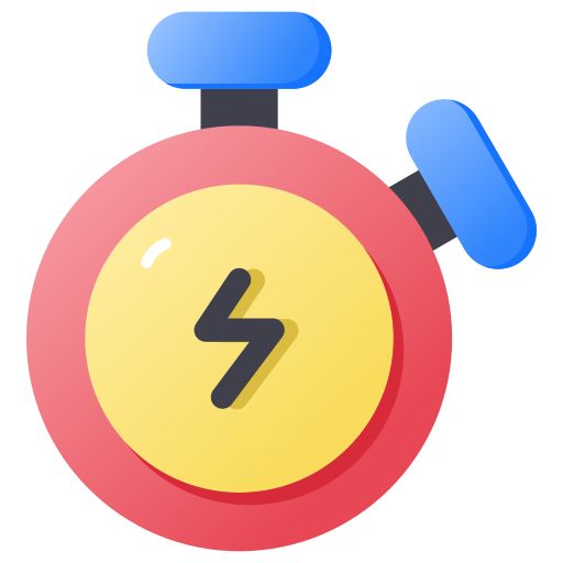 stopwatch-pictogram Generic gradient fill icoon