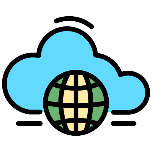 sieć chmurowa Generic color lineal-color ikona