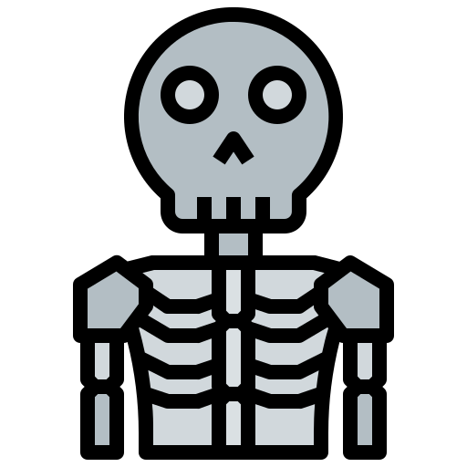 Skeleton Generic color lineal-color icon