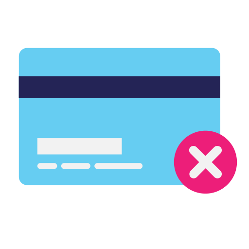No credit card Generic color fill icon
