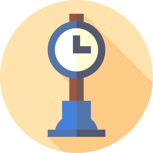 Часы Flat Circular Flat иконка