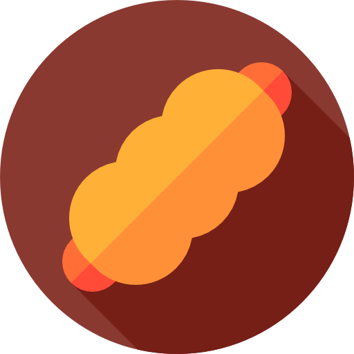bagel Flat Circular Flat icoon