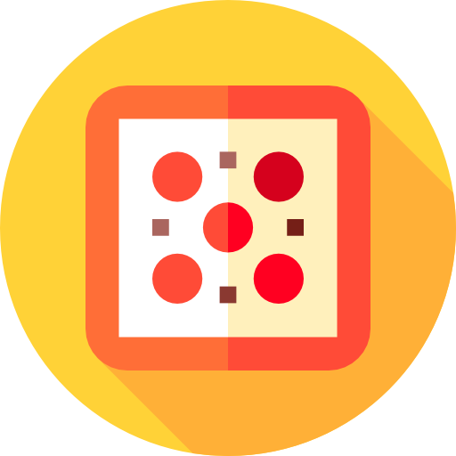 pizza Flat Circular Flat icono