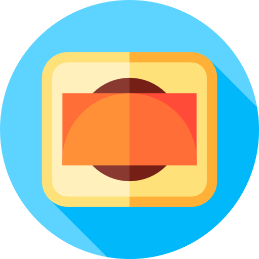 Crepe Flat Circular Flat icon
