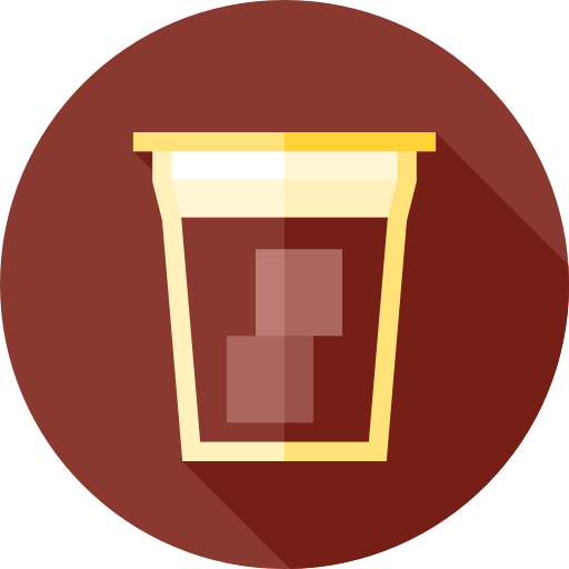 koffie Flat Circular Flat icoon