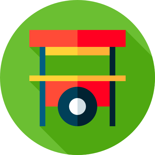 식품 스탠드 Flat Circular Flat icon