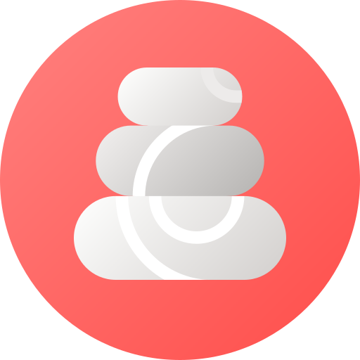 Spa Flat Circular Gradient icon