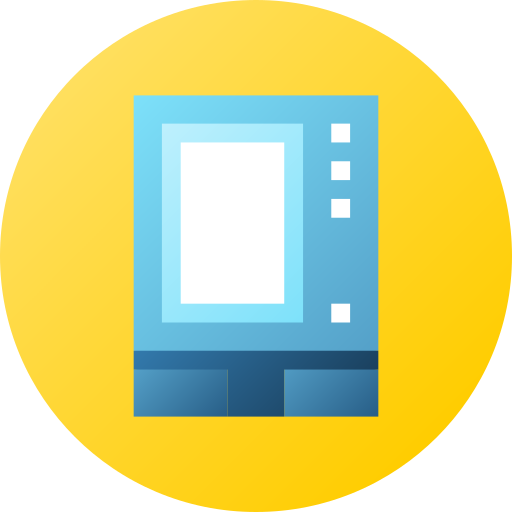 verkaufsautomat Flat Circular Gradient icon