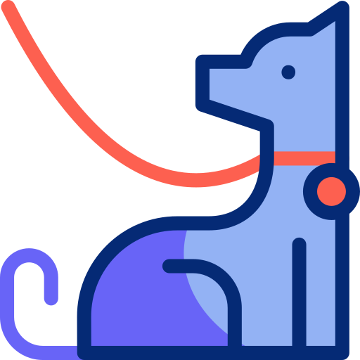 犬 Basic Accent Lineal Color icon