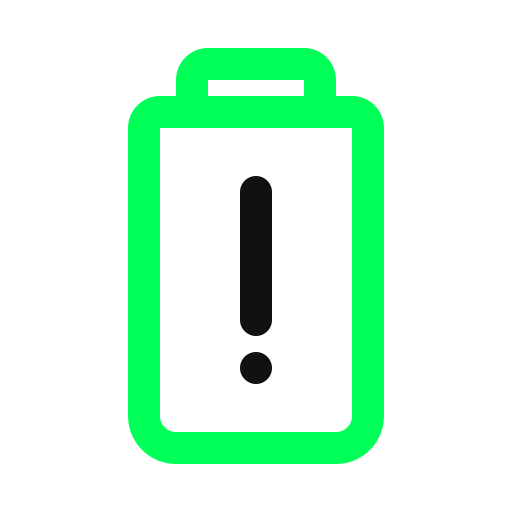 barre de batterie Generic color outline Icône