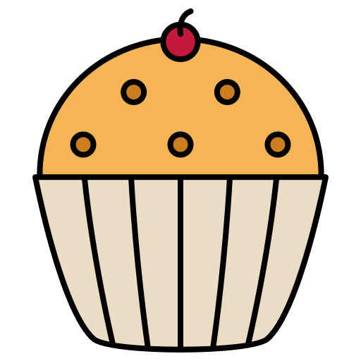 cupcake Generic color lineal-color icoon