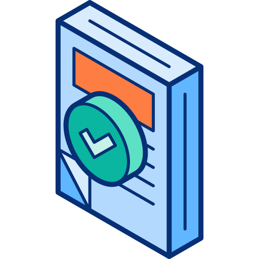 Content Isometric Lineal Color icon