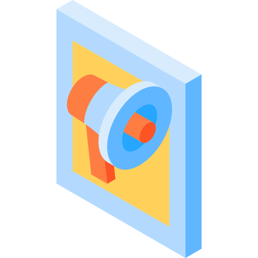 contenu Isometric Flat Icône