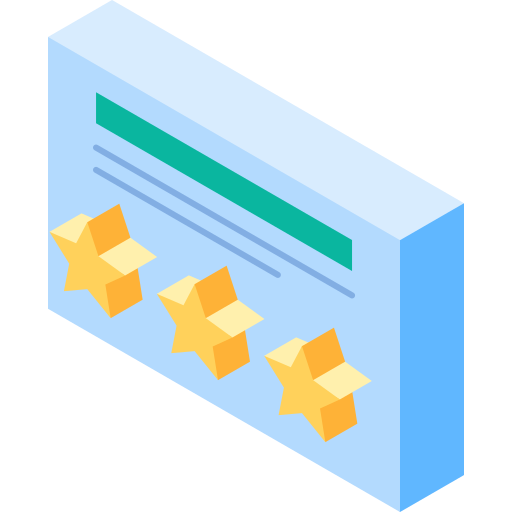 rich snippets Isometric Flat icon
