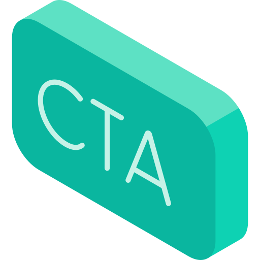 cta Isometric Flat icoon