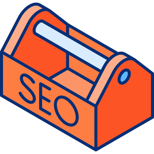 ferramentas de seo Isometric Lineal Color Ícone