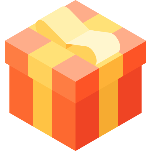 Gift box Isometric Flat icon