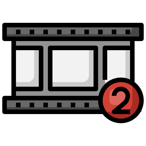 Video Generic color lineal-color icon