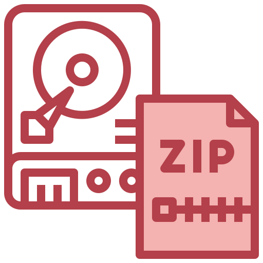 Zip Generic color lineal-color icon