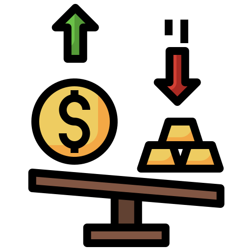 dollar Generic color lineal-color icon