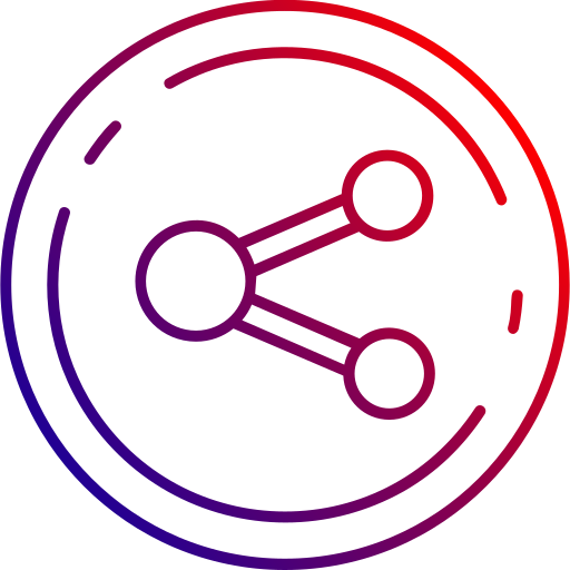 deel Generic gradient outline icoon