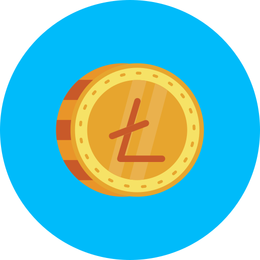 Litecoin Generic color fill icon