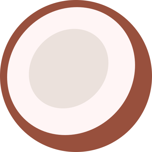 Coconut Generic color fill icon