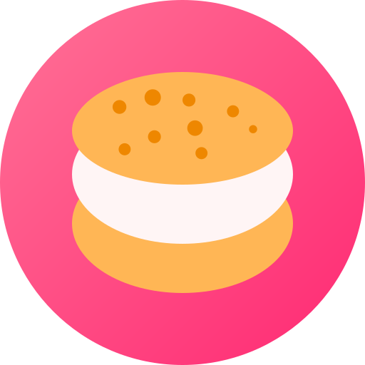 Сэндвич с мороженым Generic gradient fill иконка